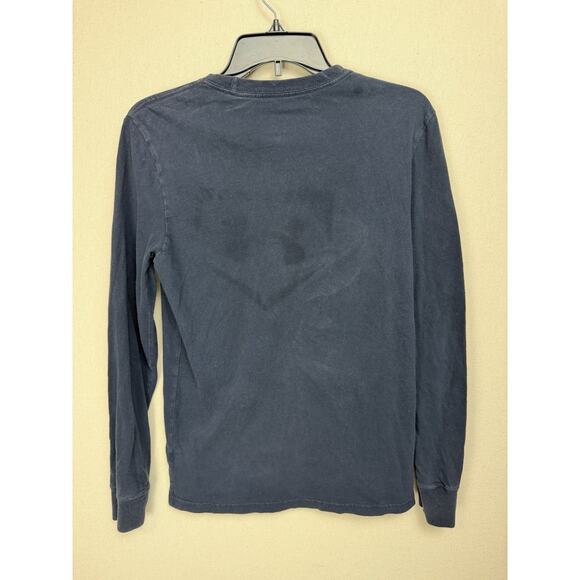 American Eagle Vintage Navy Blue Long Sleeve T-Shirt Men’s XS Logo READ - Picture 6 of 10